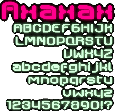 Zip file containing freeware truetype font