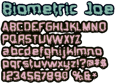 Zip file containing freeware truetype font