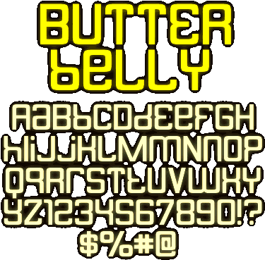 Zip file containing freeware truetype font