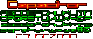 Zip file containing freeware truetype font