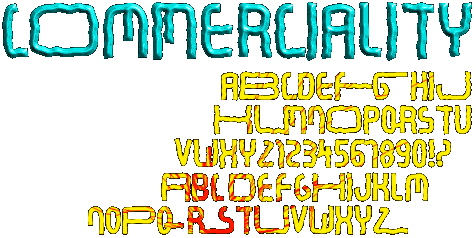 Zip file containing freeware truetype font