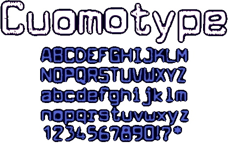 Zip file containing freeware truetype font