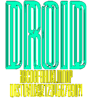 Zip file containing freeware truetype font