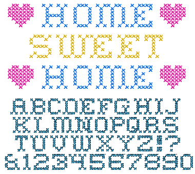 Zip file containing freeware truetype font