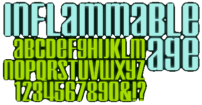 Zip file containing freeware truetype font