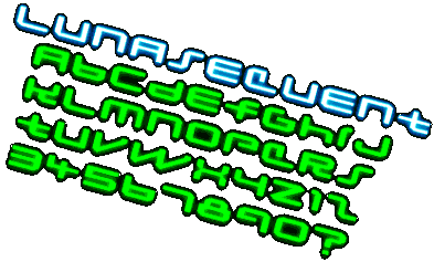 Zip file containing freeware truetype font