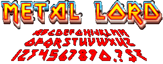 Zip file containing freeware truetype font