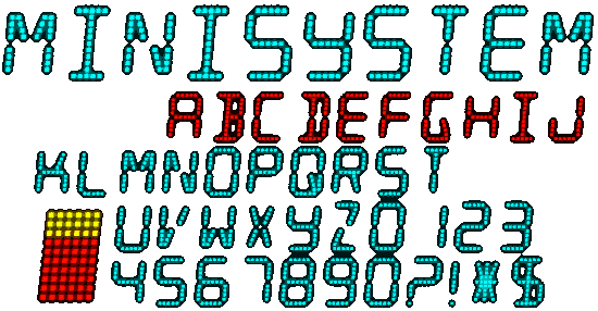 Zip file containing freeware truetype font