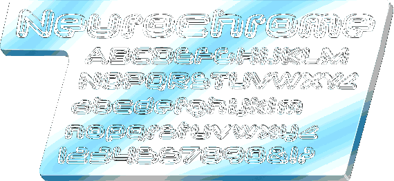 Zip file containing freeware truetype font