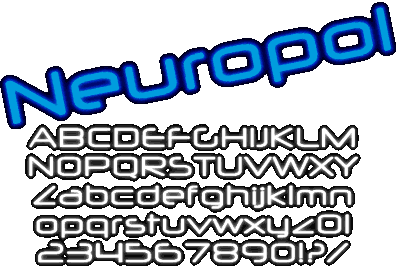 Zip file containing freeware truetype font