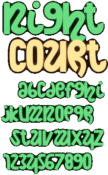 Zip file containing freeware truetype font