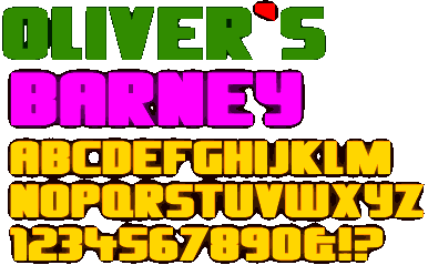 Zip file containing freeware truetype font