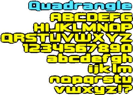 Zip file containing freeware truetype font