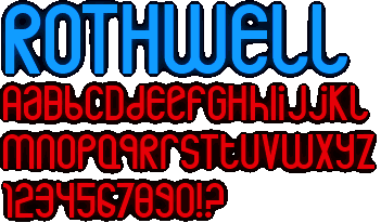 Zip file containing freeware truetype font