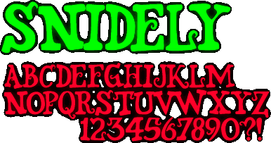 Zip file containing freeware truetype font