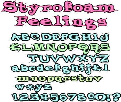 Zip file containing freeware truetype font