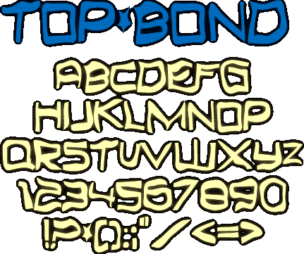 Zip file containing freeware truetype font