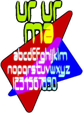 Zip file containing freeware truetype font