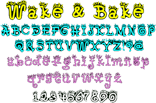 Zip file containing freeware truetype font