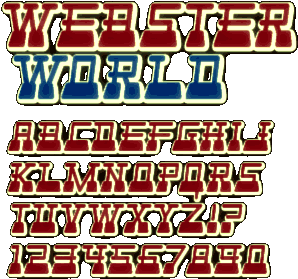 Zip file containing freeware truetype font