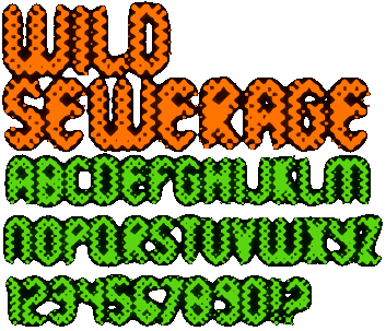 Zip file containing freeware truetype font