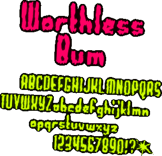 Zip file containing freeware truetype font