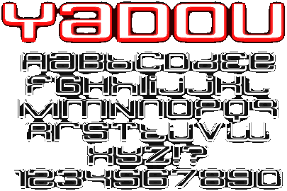 Zip file containing freeware truetype font