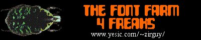 The Font Farm 4 Freaks
